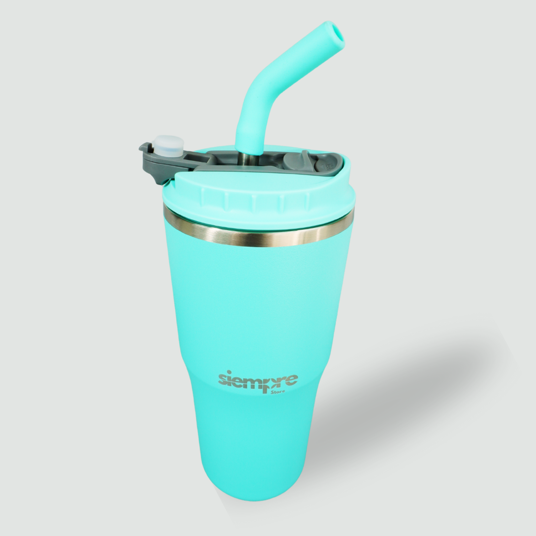 Vaso térmico de 532 cc. color Turquesa
