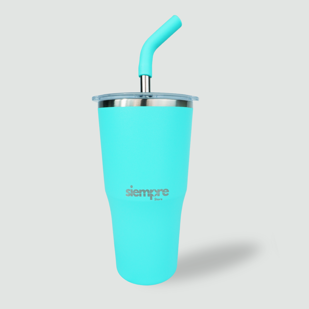 Vaso térmico de 532 cc. color Turquesa
