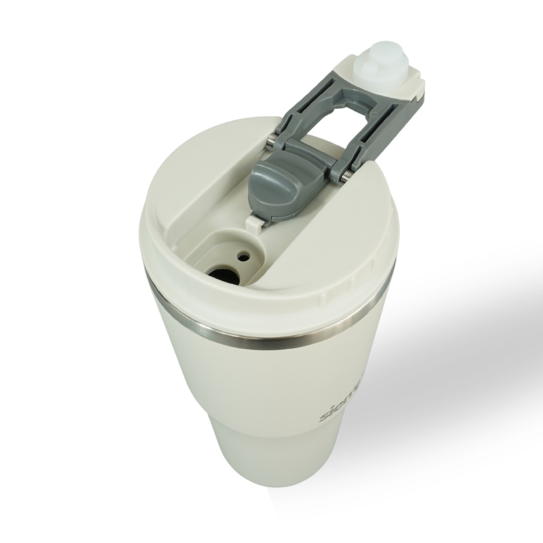 Vaso térmico de 532 cc. color Blanco marfil